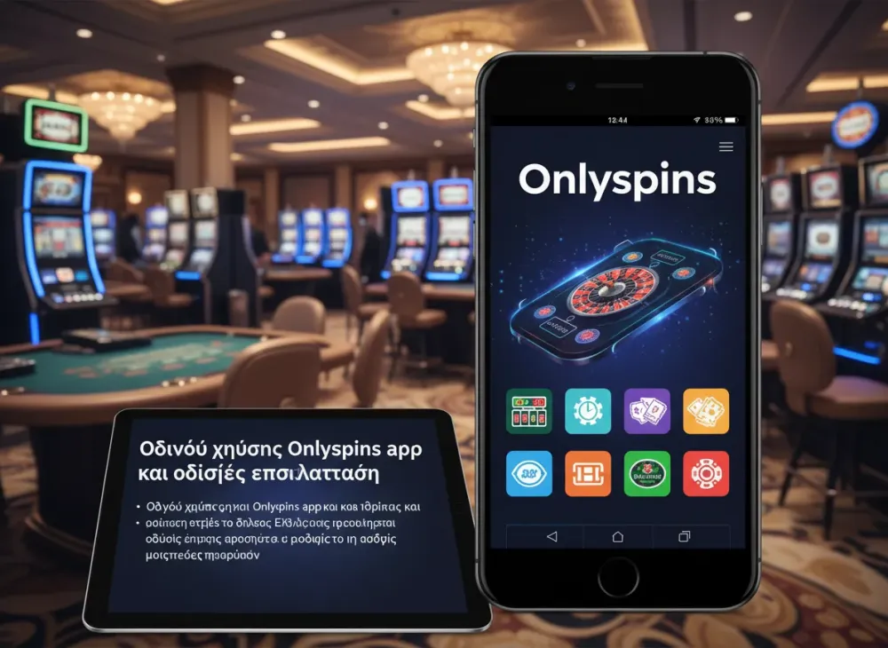 Οδηγός χρήσης Onlyspins app και οδηγίες εγκατάστασης