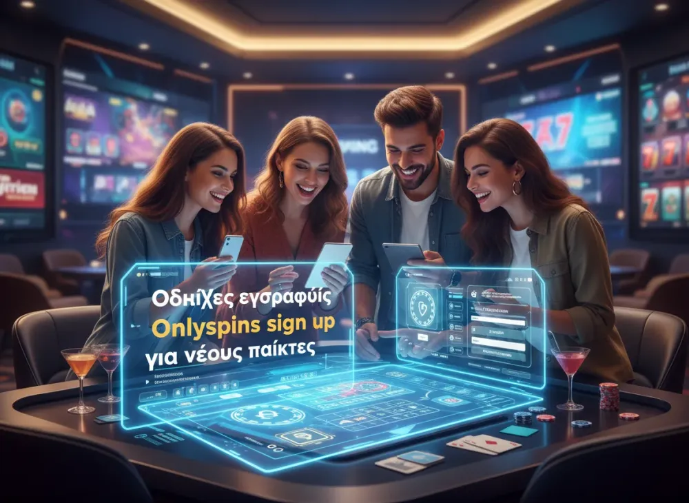Οδηγίες εγγραφής Onlyspins sign up για νέους παίκτες